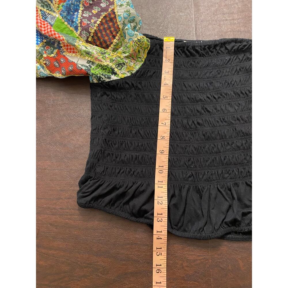 Anthropologie Let Me Be Patchwork Statement Sleev… - image 5